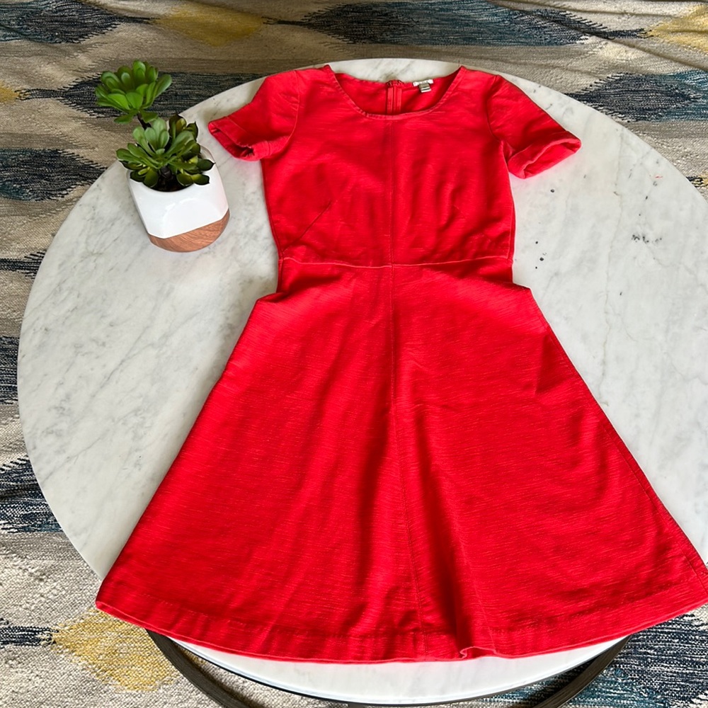 J. Crew Red Dress